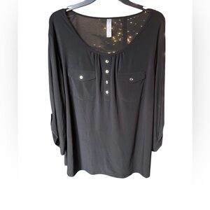 PerSeption Women’s Plus Size Blouse